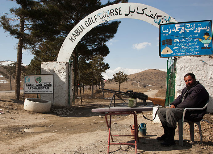 Dangerous driving: Kabul Golf Club is golf’s wildest trophy course