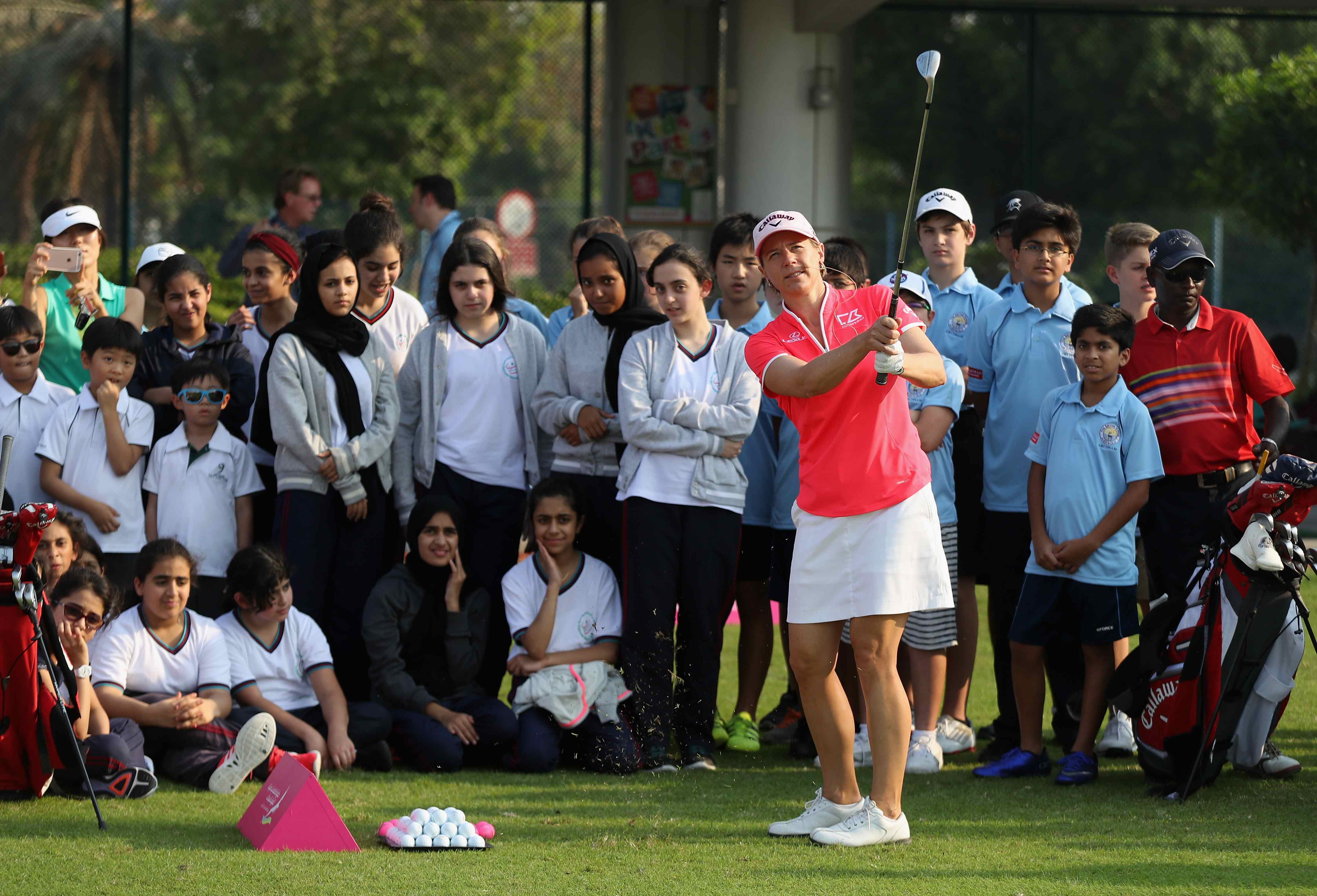 Golf legend Annika inspires next generation