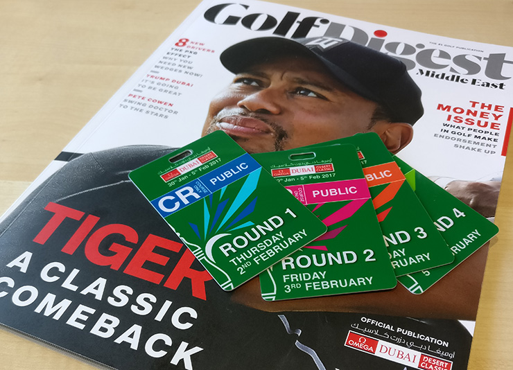 WIN! Season passes to the  Omega Dubai Desert Classic