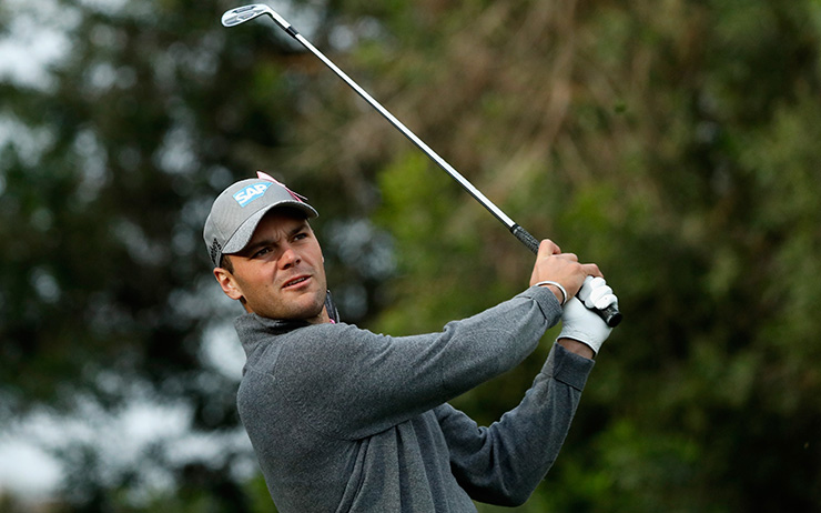Martin Kaymer windswept  and contending in Dubai