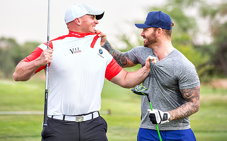 World champ Joe Miller challenges long drive rival Lucas Dornan to a short game duel, hilarity ensues