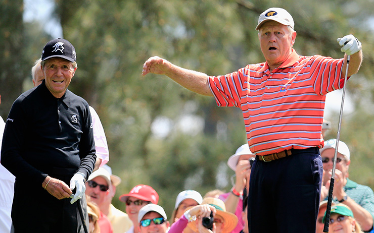 Gary Player is already talking trash to Jack Nicklaus about their Masters ceremonial tee shots