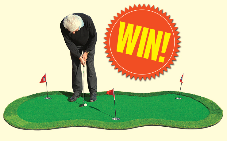 Win a PGA Tour Augusta Deluxe Putting Mat!