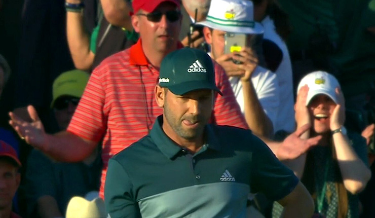 There are so many things going on in this Masters photo