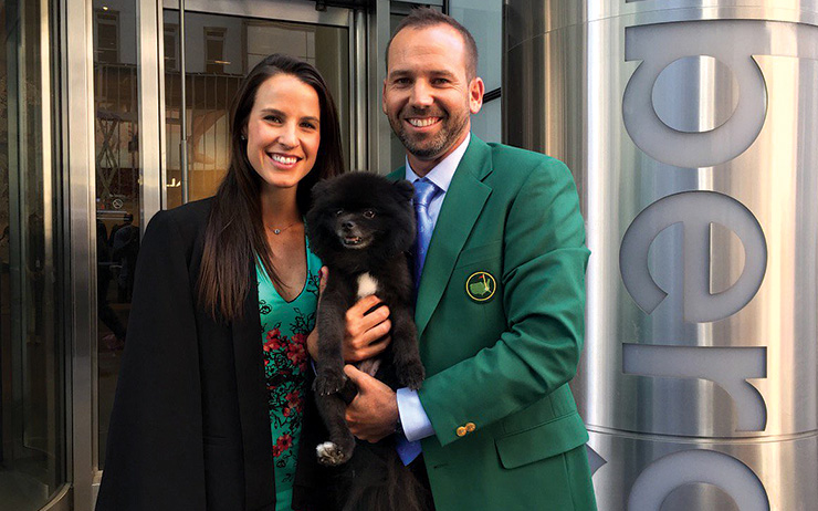 How a dog helped Sergio Garcia win the Masters