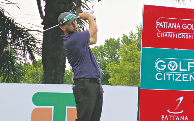 Spaniard calmly storms to top of rain-shortened Pattana Golf Championship leaderboard