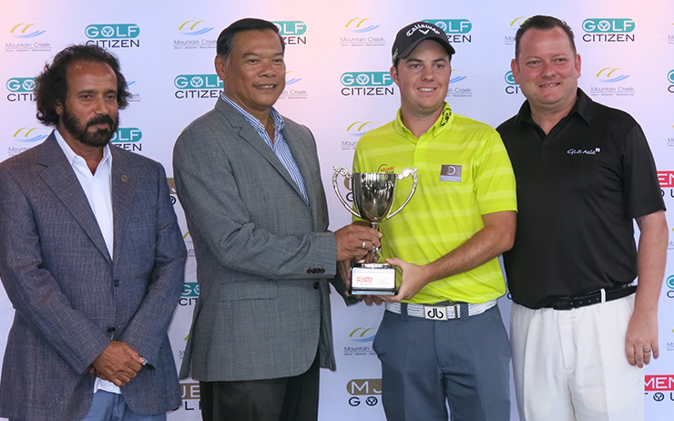 Weber goes wire-to-wire to waltz maiden pro title in Thailand as Harradine finishes tied third