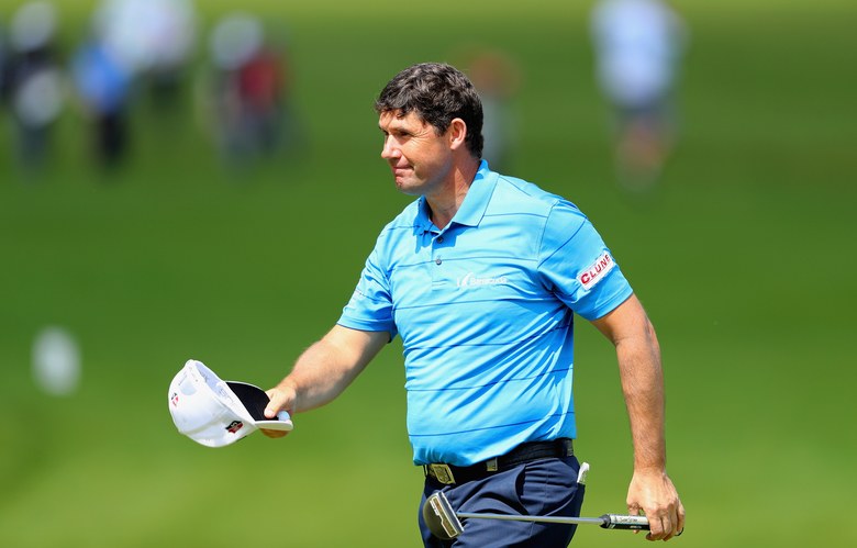 Padraig Harrington WDs from tournament following injury from amateur’s practice swing