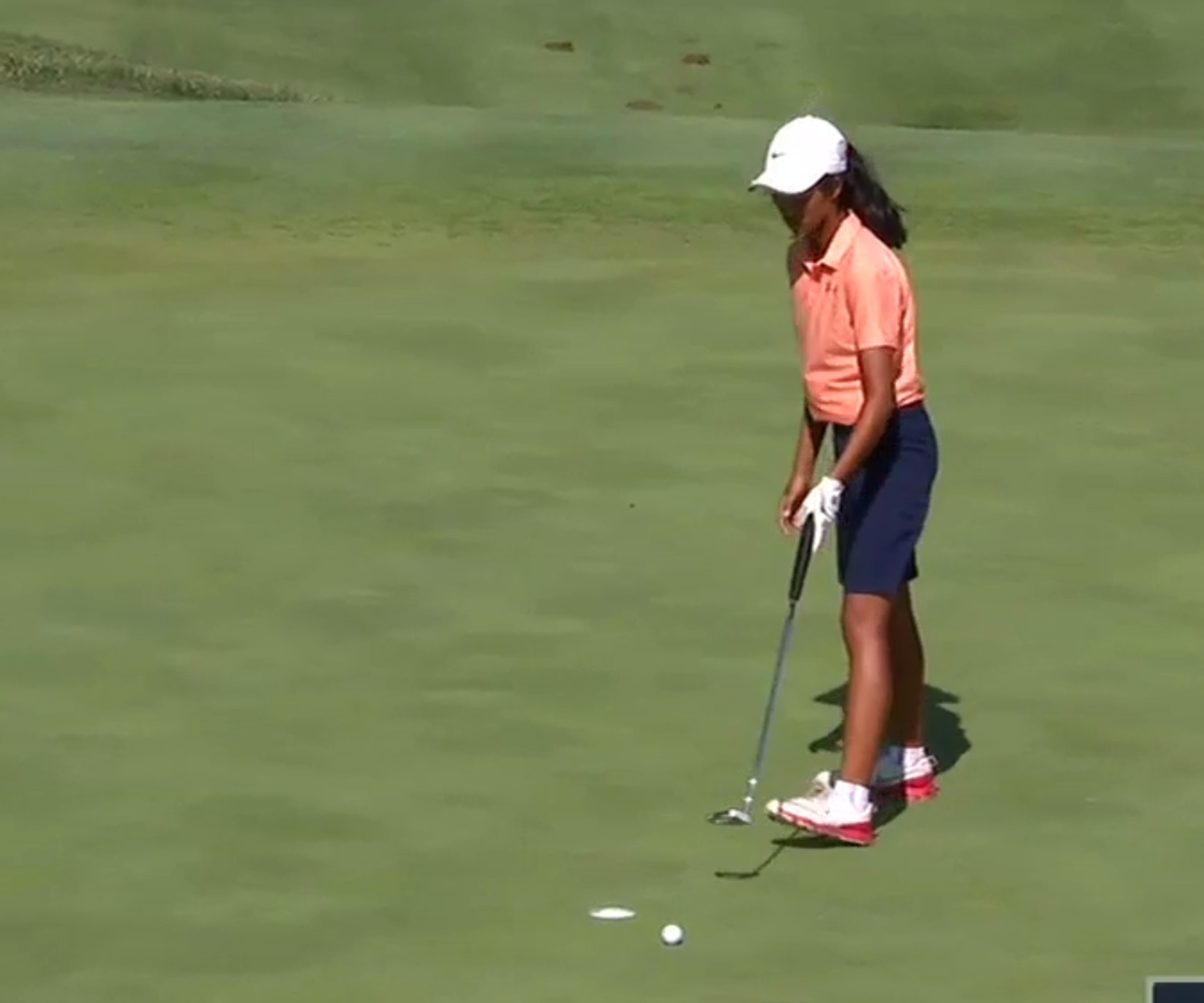 U.S. Girls’ Junior semifinal ends with controversial tap-in putt