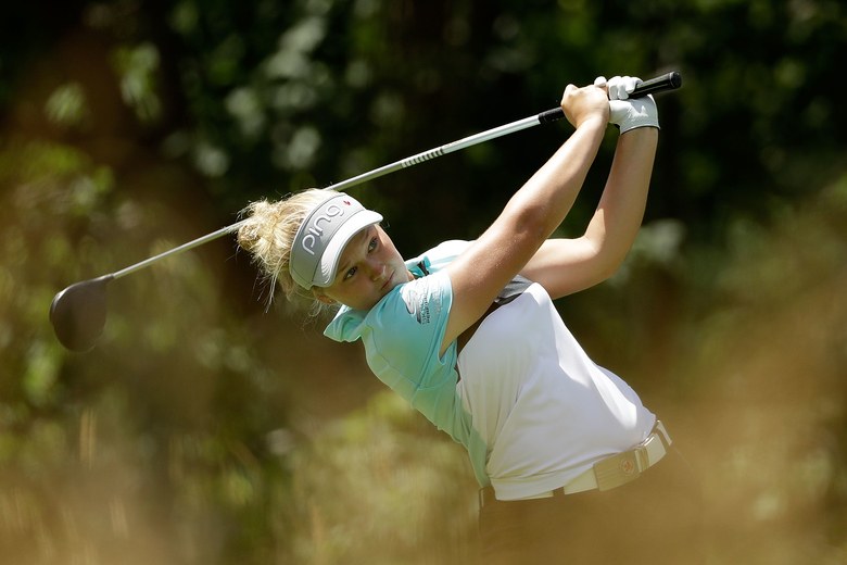 The defending champ and a returning standout climb into contention at the KPMG Women’s PGA Championship
