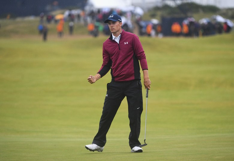 The Open 2017: Spieth flaunts claret credentials as Birkdale bites back