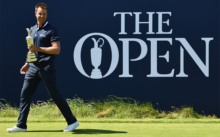Henrik Stenson feeling (just a little) more upbeat about his Claret Jug defence
