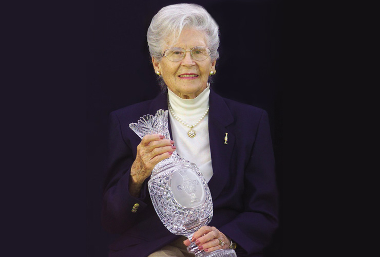 Louise Solheim, who gave Ping’s iconic putter the name Anser, has died