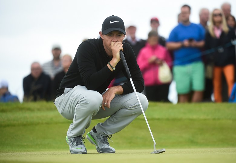 Jon Rahm roars, Rory McIlroy struggles on opening day of Dubai Duty Free Irish Open