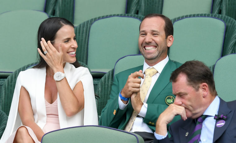 It’s golf before love for Sergio Garcia, this week at least  