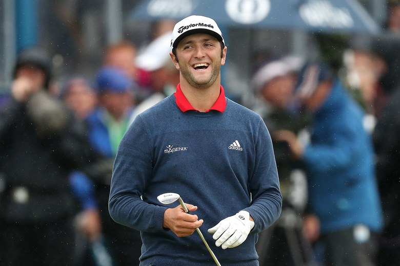 PGA Championship 2017: Watch Jon Rahm pull off an absolutely bonkers backwards shot