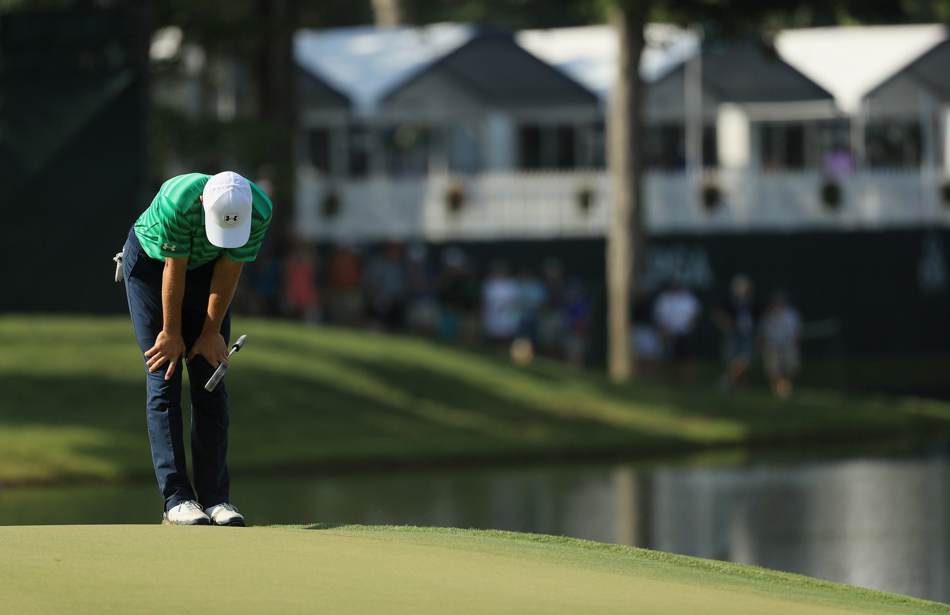 PGA Championship 2017: A surprisingly shaky putter gets Jordan Spieth’s career Grand Slam bid off to a rough start