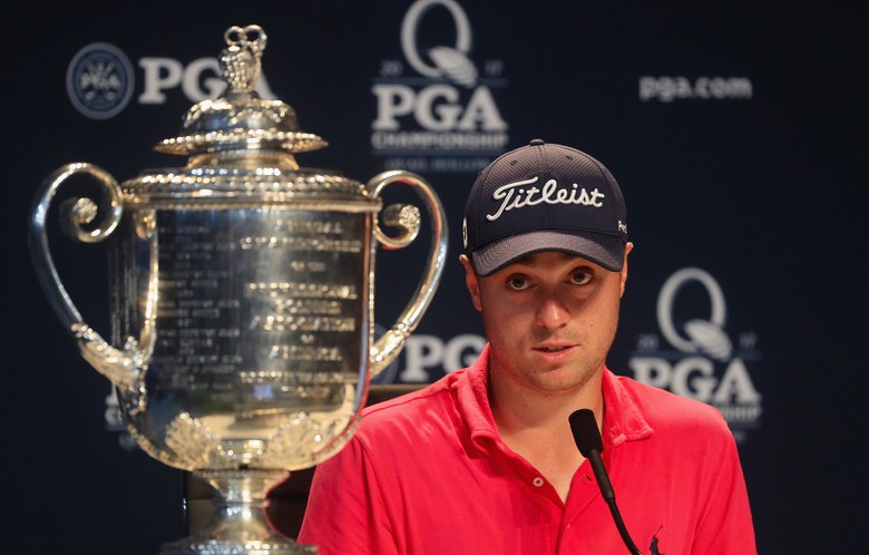 PGA Championship 2017: Why Justin Thomas “almost choked” on 17, and it’s not what you think