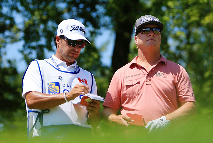Watch Charley Hoffman reject his caddie’s advice, say he’s ‘tired of finishing in second’
