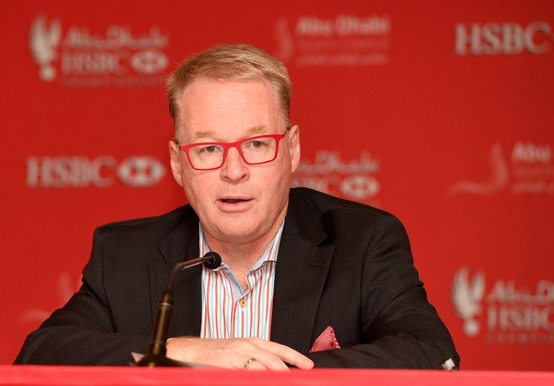 Why is chief executive Keith Pelley monitoring the European Tour’s website?