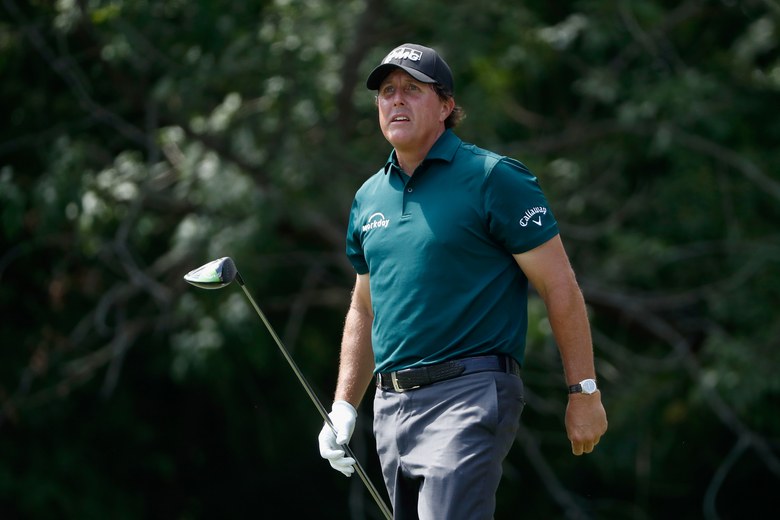 PGA Championship 2017: Phil Mickelson records worst major round in almost 20 years at Quail Hollow
