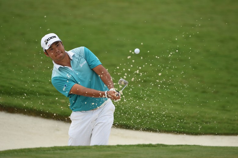 PGA Championship 2017: Hideki Matsuyama and Kevin Kisner lead rain-shortened second round at Quail Hollow