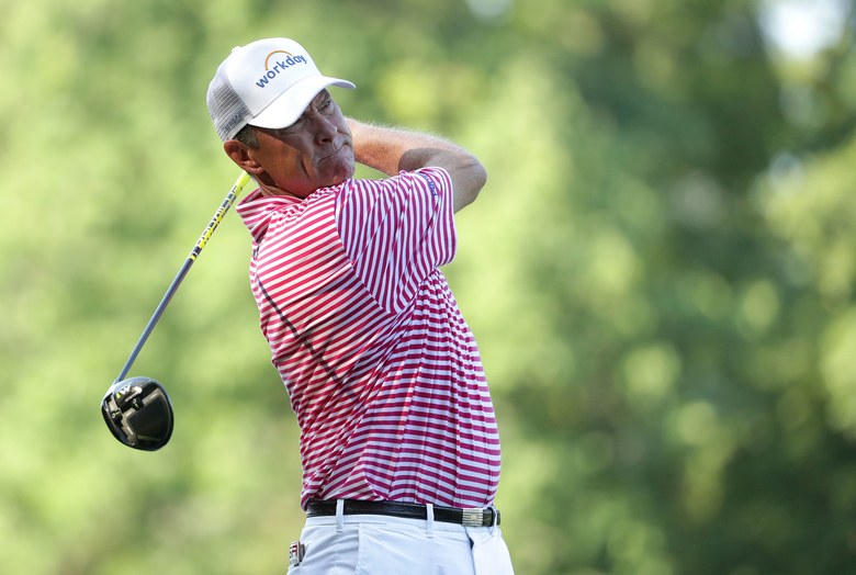 53-year-old Davis Love III in contention at Wyndham Championship