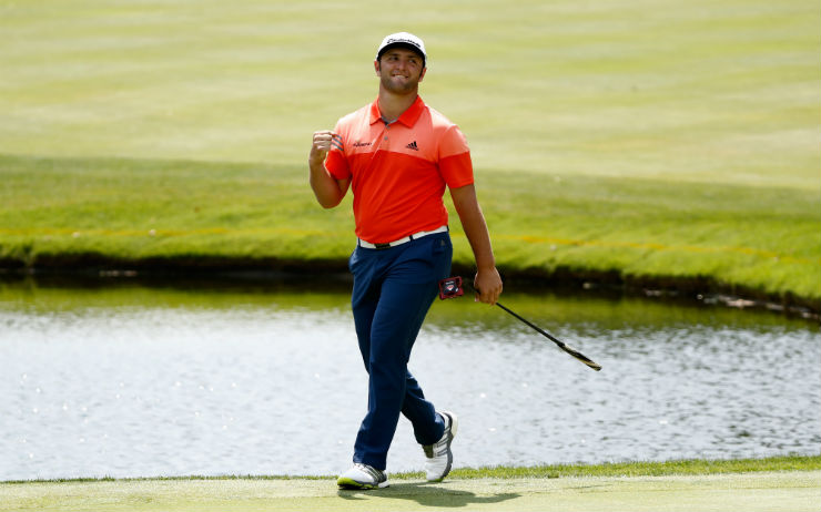 Jon Rahm makes extremely rare eagle on Firestone’s ‘Monster’ 16th hole