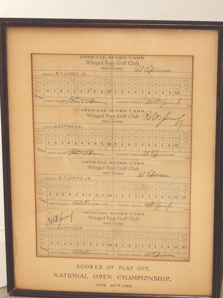 This Bobby Jones scorecard could be worth $45,000