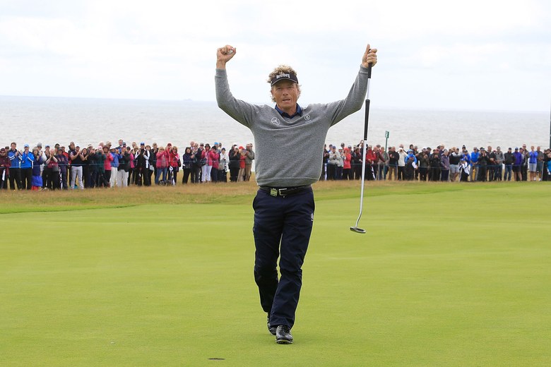 Bernhard Langer cruises to Senior British Open title, his 10th career senior major