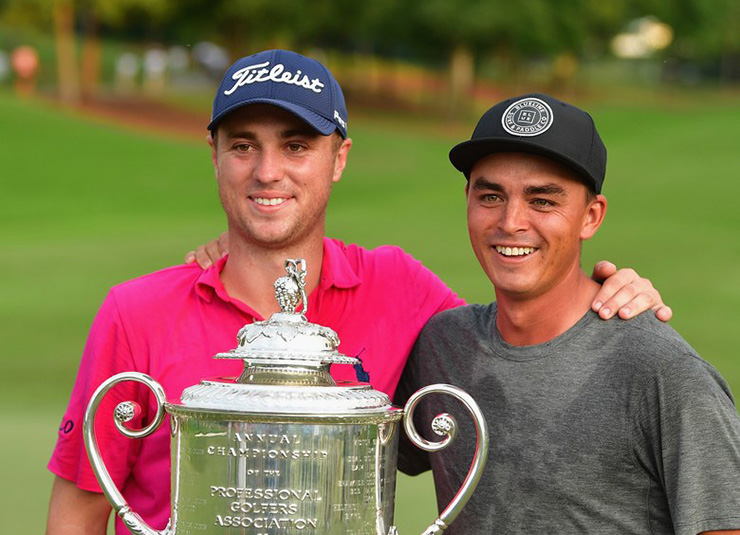 PGA Championship 2017: Jordan Spieth, Rickie Fowler and Bud Cauley weren’t going to miss seeing one of their own break through