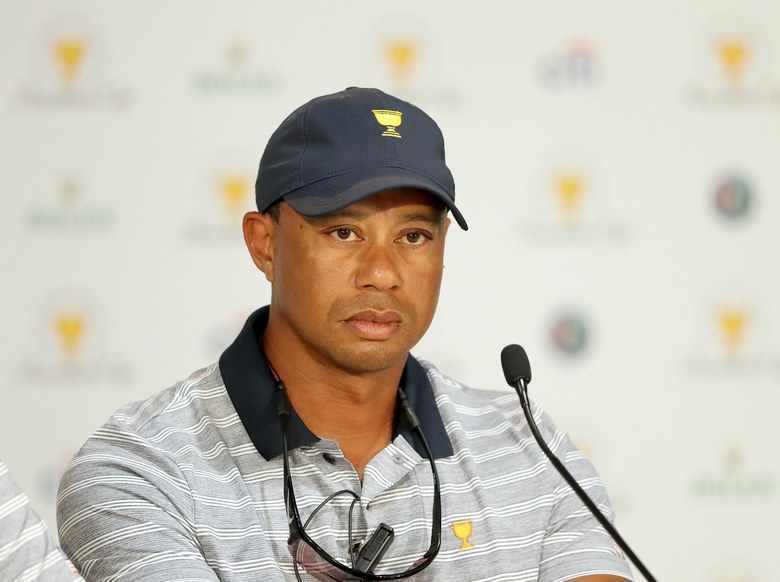 Tiger Woods says there’s ‘definitely’ a chance he never returns to playing competitive golf