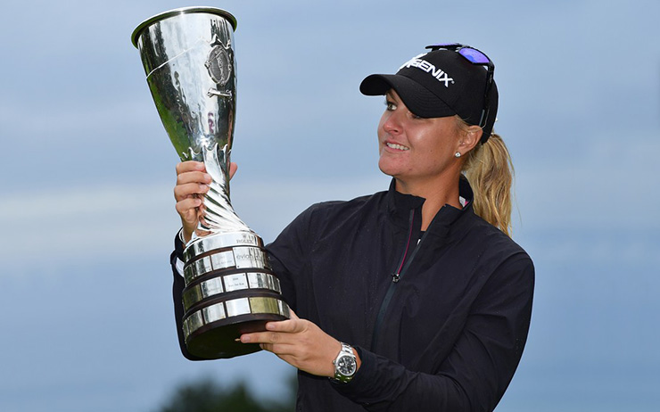 Anna Nordqvist defeats Brittany Altomare on first playoff hole in Evian Championship