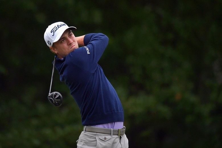 Justin Thomas shoots 63, ties for lead with Marc Leishman at Dell Technologies Championship