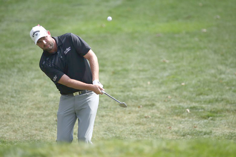 Marc Leishman leads by five shots over Rickie Fowler and Jason Day at the BMW Championship