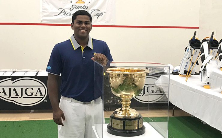 Thomas can’t wait for the International team fist-pumps to fly at inaugural Junior Presidents Cup