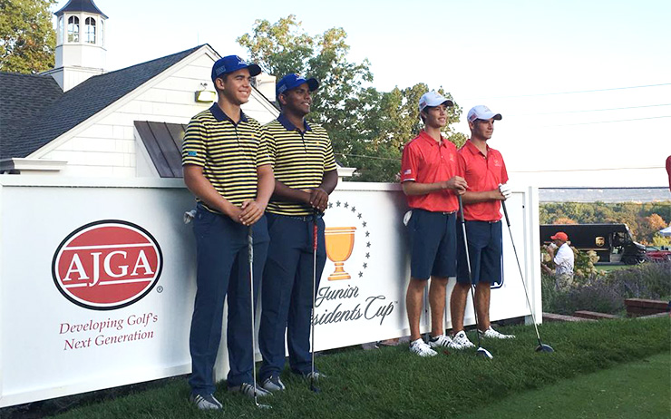 Thomas to face U.S. lefty in Jnr Presidents Cup singles match after “awesome” opening day