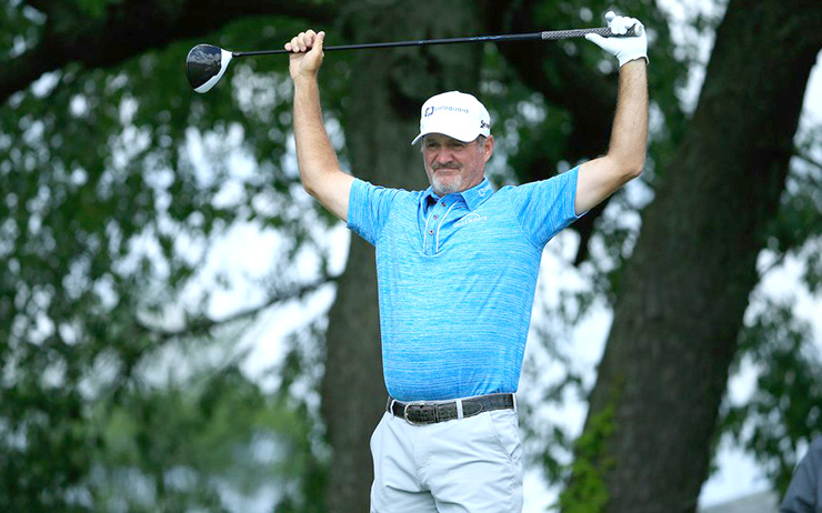 Jerry Kelly, with assists from those ahead of him, wins for second time in last three starts on PGA Tour Champions