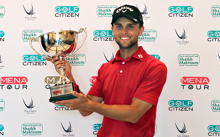 South African teen seals maiden pro title with an ace, an eagle and unbelievable birdie-birdie finish at Yas Links