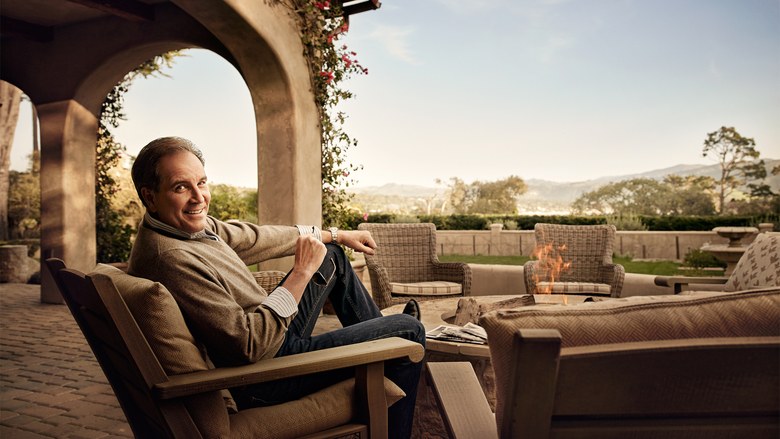 Jim Nantz blaring Masters music as Nick Faldo plays his sweet backyard golf hole is absolutely perfect