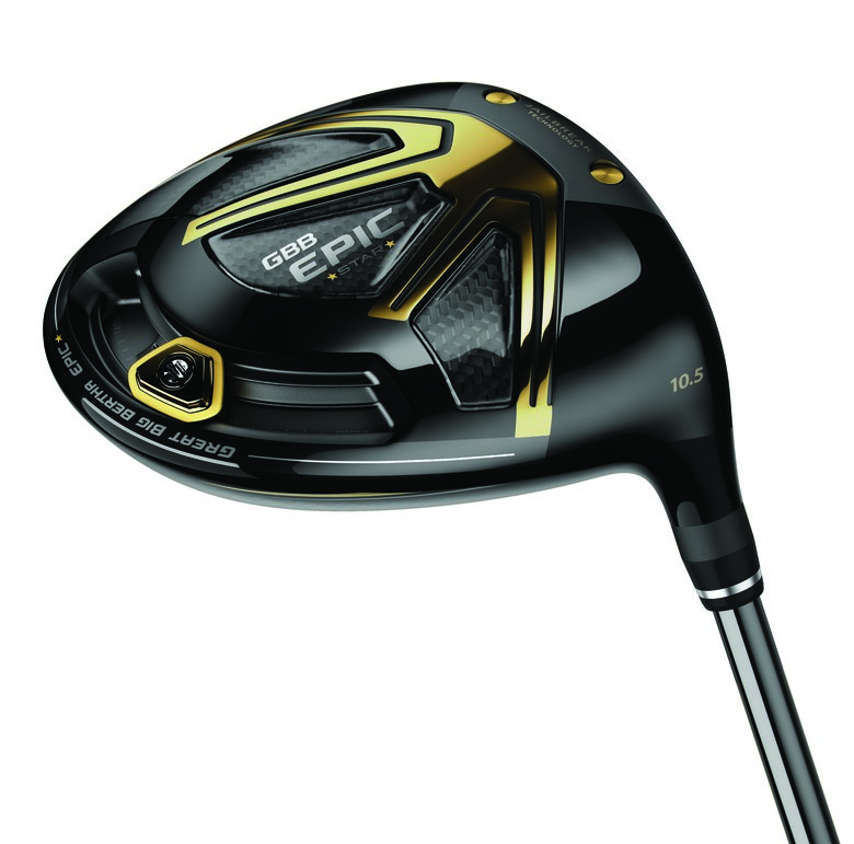 Callaway GBB Epic Star line of woods, irons aimed at distance through targeted, lighter weight