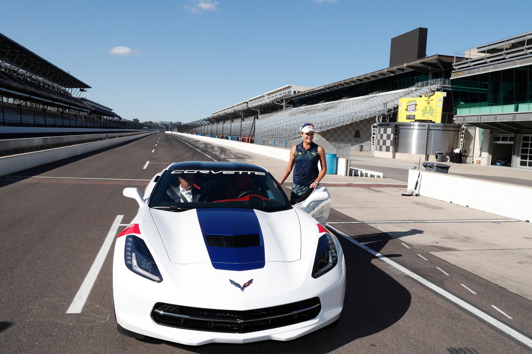 Lexi Thompson’s victory celebration at the Indianapolis Motor Speedway looked like way too much fun