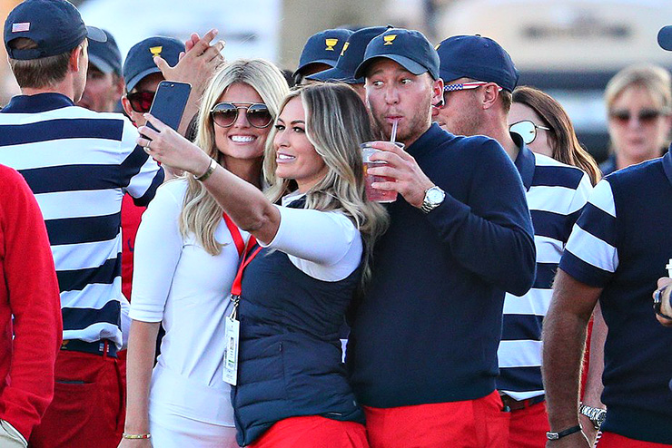 An epic Presidents Cup (press conference), Tiger Woods’ new girlfriend, and Team USA PDA on full display
