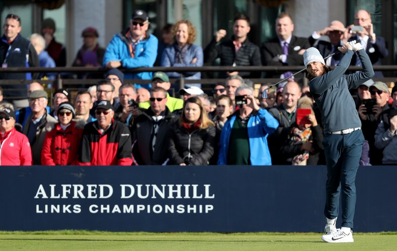 Tommy Fleetwood breaks Carnoustie’s course record at the Alfred Dunhill Links Championship