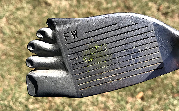 An actual foot wedge? Tour pro shares hilarious equipment photo from his pro-am partner