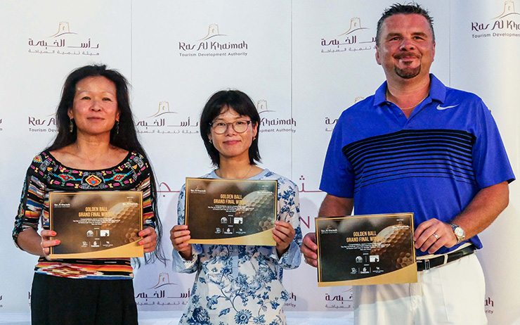 Golden trio set for RAK Golf Challenge 2017 Pro-Am