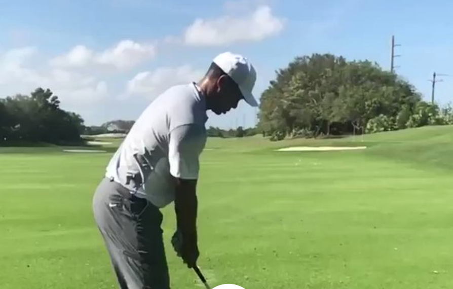 Tiger Woods teases again, posts slow-motion video of himself hitting a shot