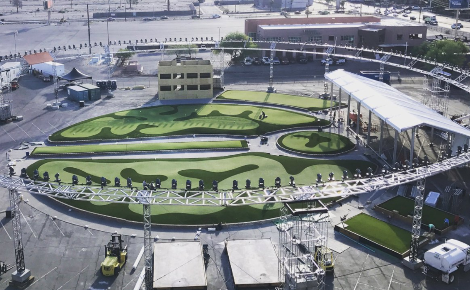 Brad Faxon shares a photo of the new Major Series of Putting Stadium – and it looks pretty sweet
