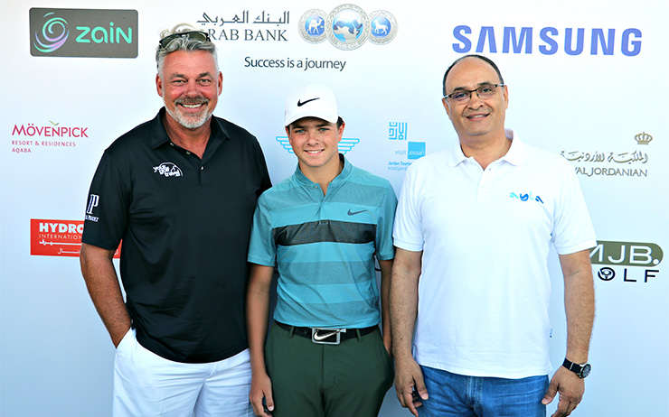 Jordanian 13-year-old grouped with Darren Clarke for opening 36 holes of his country’s first pro event