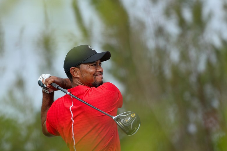 Tiger Woods practices, and observers take note: “He looked really good”